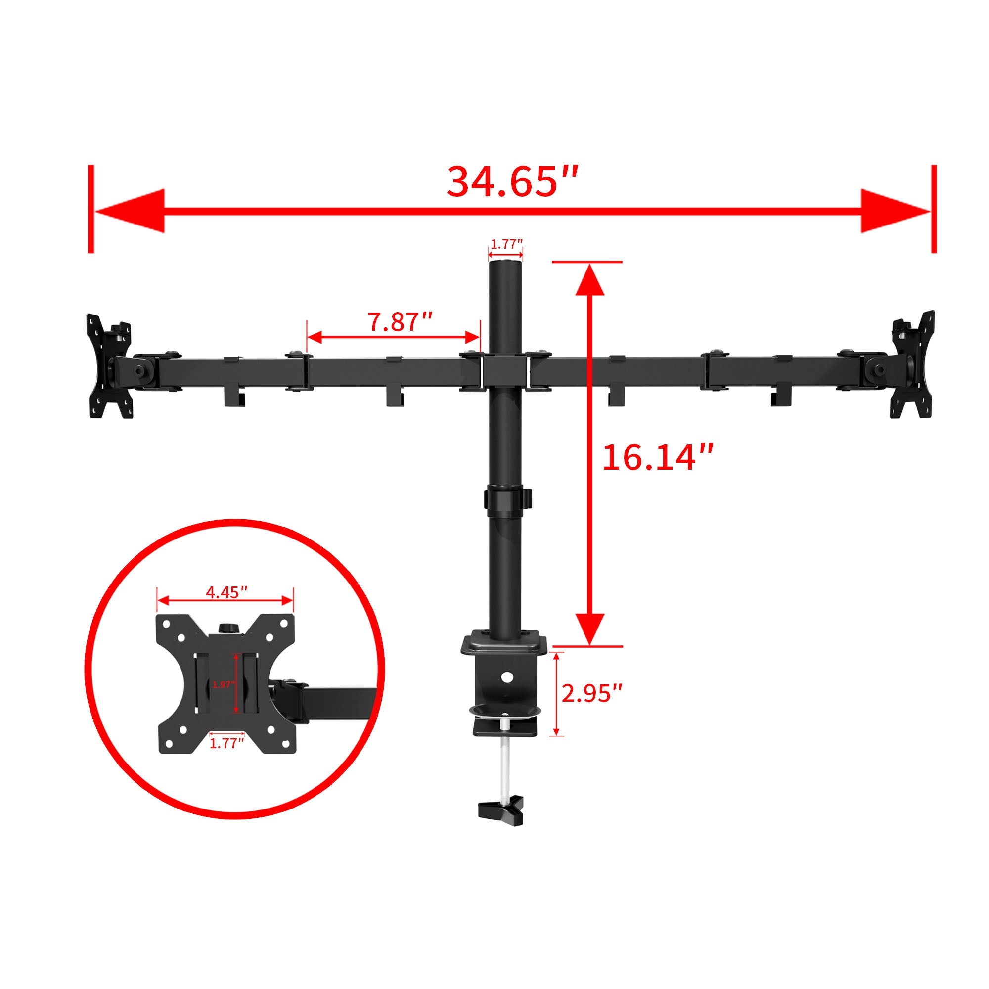 STUDEO Dual-Monitor Stand Riser