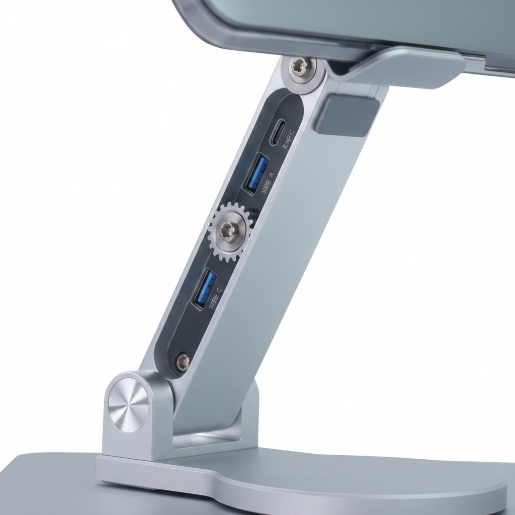 Close-up detailSTUDEO Adjustable Laptop & Tablet Stand