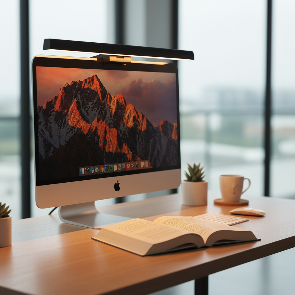 STUDEO Anti-Blue Light Desk Lamp on modern desk