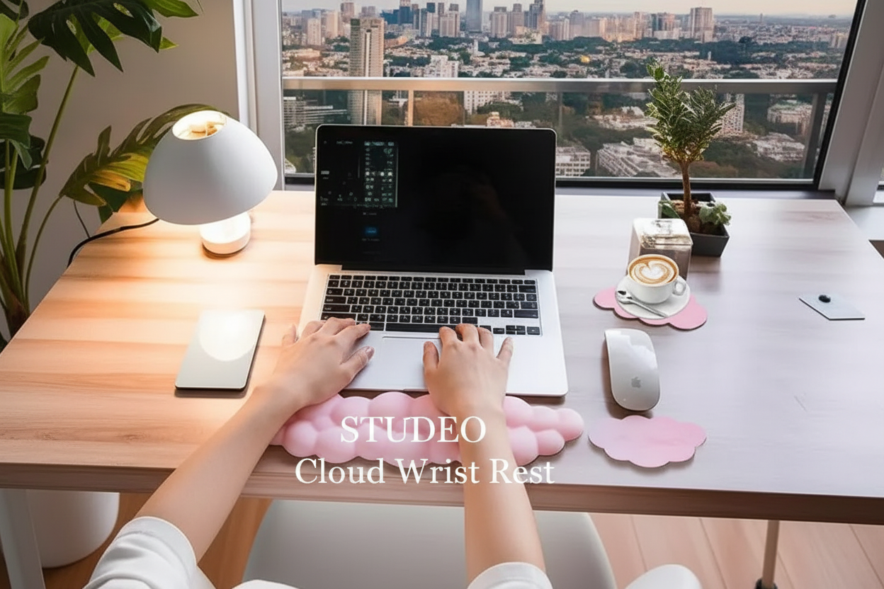 STUDEO Cloud Wrist Rest - Lifestyle