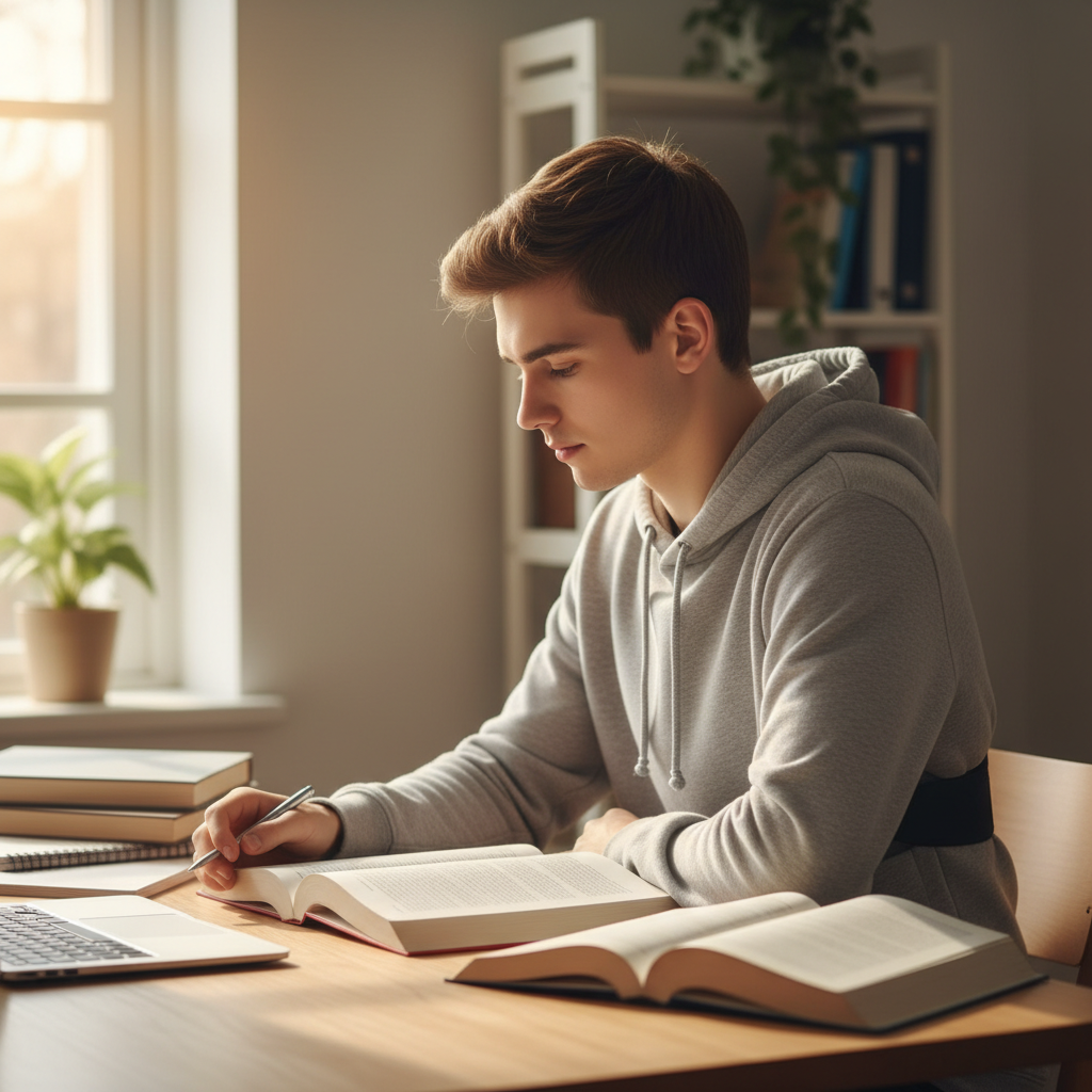 STUDEO Posture Strap student at desk