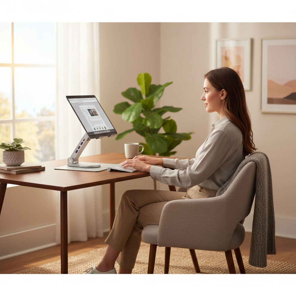 STUDEO Adjustable Laptop & Tablet Stand